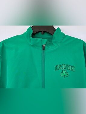 Team 365 Men’s “Irish” Full Zip Jacket Kelly Green Size Medium